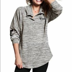 PINK Victoria’s Secret Button Up Pull Over